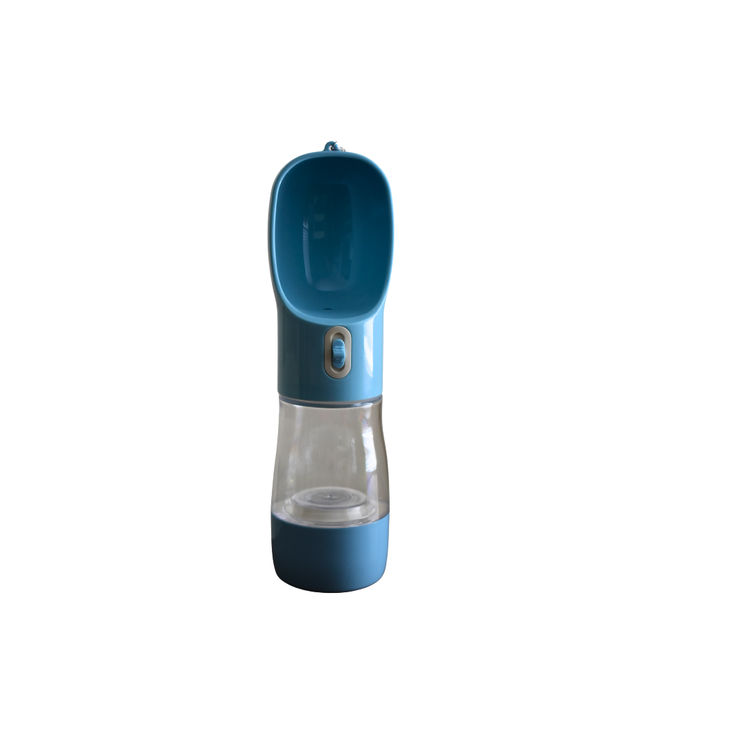 Portable Pet Water Bottle + Treat Compartment