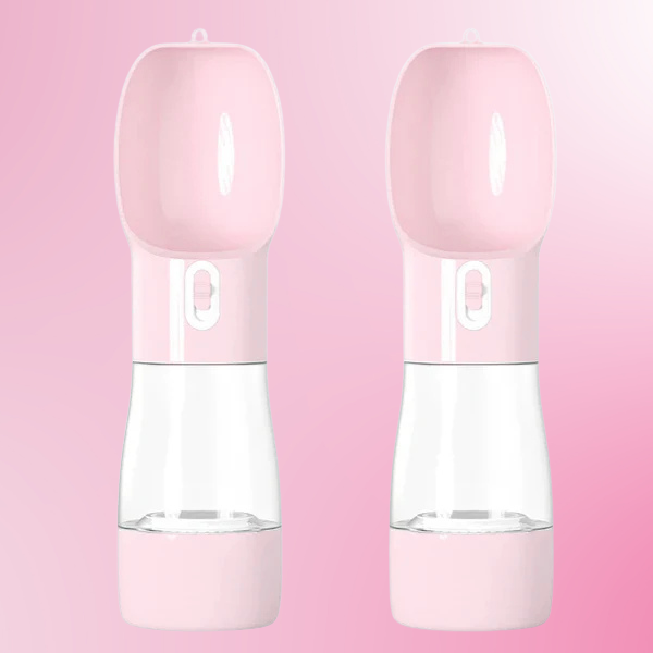 2-Pack Bundle - Dog Water Bottle – Portable & Leakproof Travel Dispenser